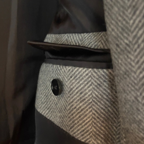 NWOT Grey “Express” Trench Coat XS/TP water resistant - Picture 8 of 9